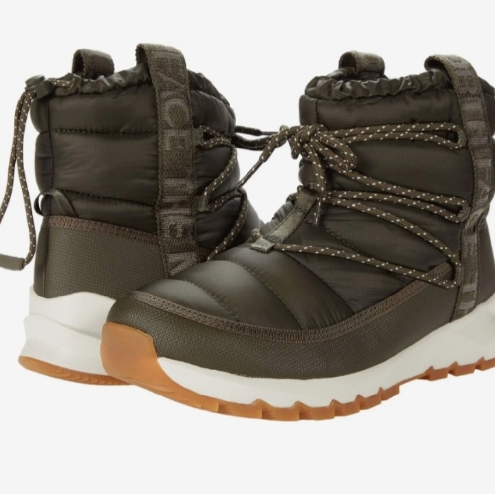 North Face® Thermoball Lace-Up booties.